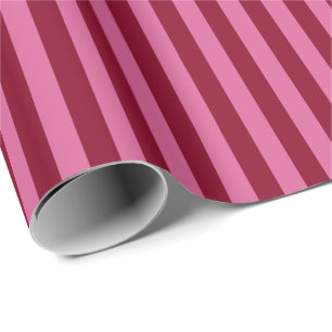Papel De Presente Salsa Flamingo Faixa Rosa