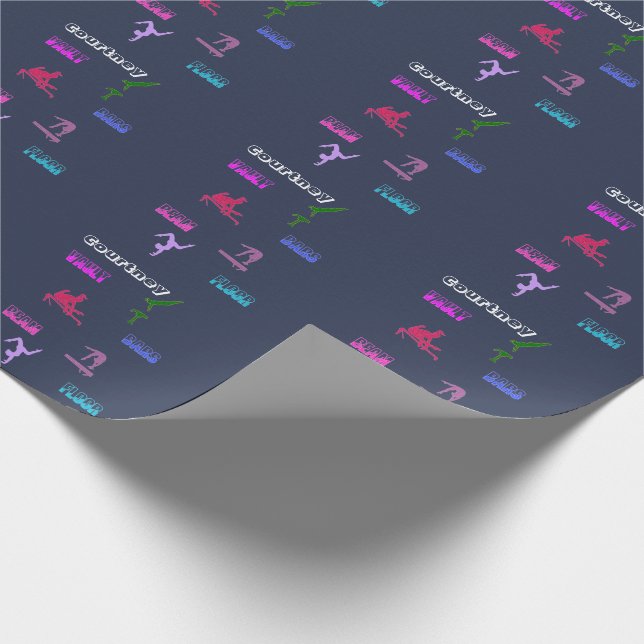 Papel De Presente Salto, Barras, Trave, Solo de Ginástica (Ponta)