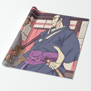 Papel De Presente samurai