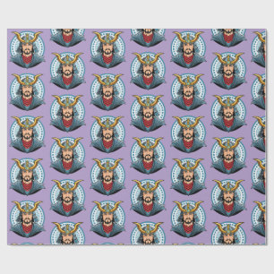 Papel De Presente samurai japonês