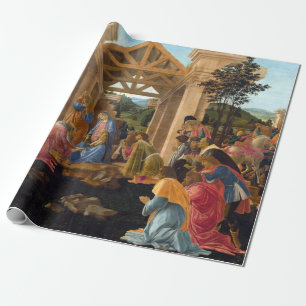 Papel De Presente Sandro Botticelli A Adoração dos Magos