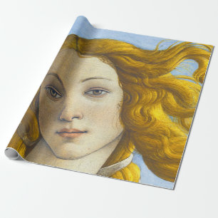 Papel De Presente Sandro Botticelli - Nascimento do Detalhe de Vênu