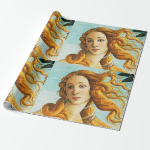 Papel De Presente Sandro Botticelli O Nascimento de Vênus Detalhe do