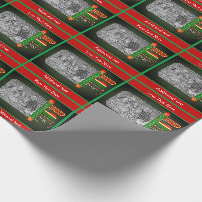Papel De Presente Santa Claus North Pole, seu feriado fotográfico (Ponta)