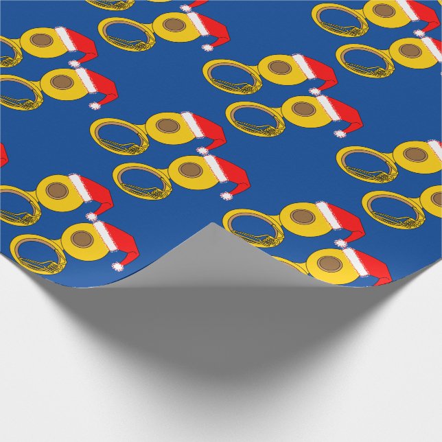 Papel De Presente Santa Hat Tuba (Ponta)