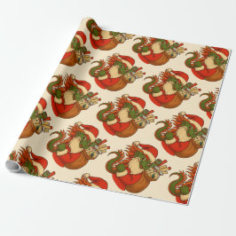 Papel De Presente Santa Mahj Holiday Gift Wrapping
