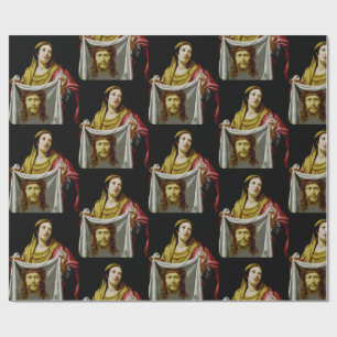Papel De Presente Santa Verônica com o Santo Véu Sacred Fine Art
