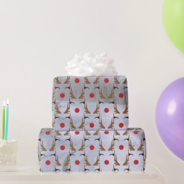Papel De Presente Santas Reindeer Christmas