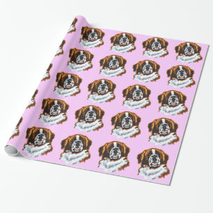 Papel De Presente santo bernard