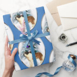 Papel De Presente Santo Bernard Christmas<br><div class="desc">Encerre todos os seus presentes este ano no nosso adorável papel de Natal do Santo Bernard!</div>