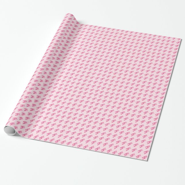Papel De Presente Sapatilhas de Ballet Rosa (Desenrolado)