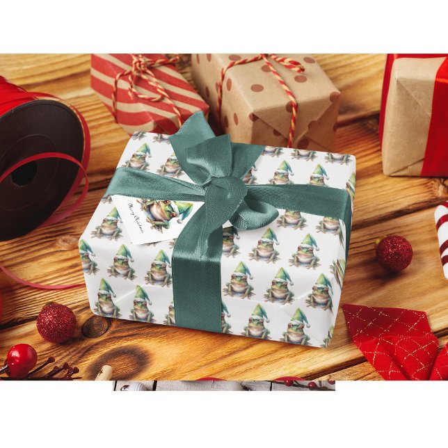 Papel De Presente Sapo de Natal Frolic  (Criador carregado)