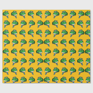 Papel De Presente Sapo Sorridente
