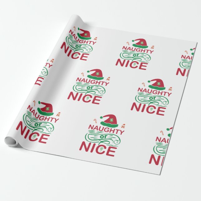 Papel De Presente Sapos de Natal malvados ou bonitos com Papai noel (Desenrolado)