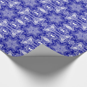Papel De Presente Sapphire Mandala