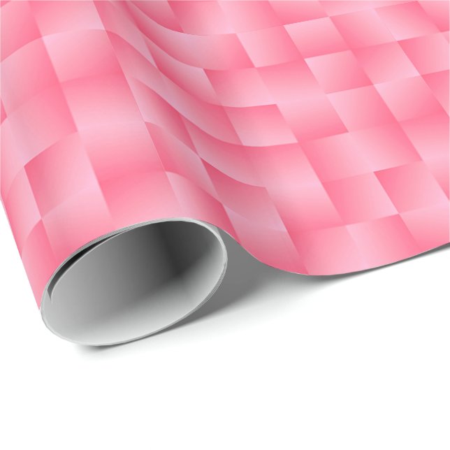 Papel De Presente Satin Ribbons - Coral profundo (Ponta do rolo)