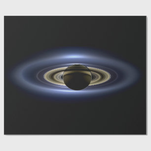 Papel De Presente Saturno Eclipsou o Sol do Orbiter Cassini