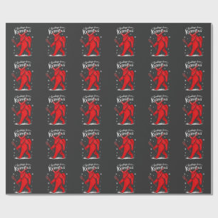 Papel De Presente Saudação do Krampus Natal