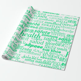 Papel De Presente Saúde - Multi-Language International - Seja saudáv