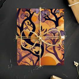 Papel De Presente Savanna Sunset Nature Gift for African American