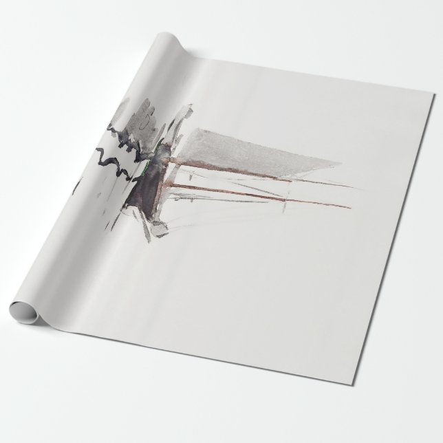 Papel De Presente Schooner com duas pernas, com Dory, por Winslow Ho (Desenrolado)