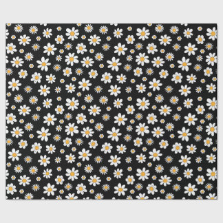 Papel De Presente schwarz-weißes Design mit Blumen