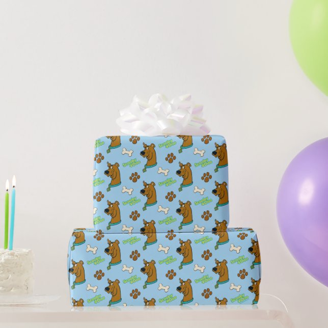 Papel De Presente Scooby-Doo Winking (Presentes para festas)