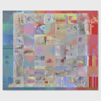 Papel De Presente Scrappy Quilt No 1