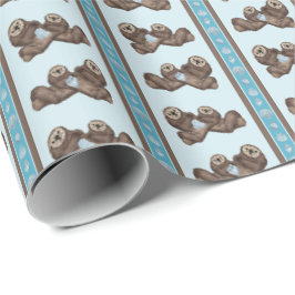 Papel De Presente Sea Otter