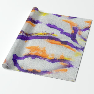 Papel De Presente Seamless animal zebra. Dirty art pattern. Abstract