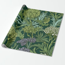 Seamless William Morris style floral pattern