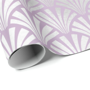Papel De Presente Seashells de prata das escalas cinzentas da
