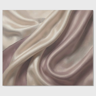 Papel De Presente Seda Abstrata Fluida Elegante
