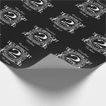 Papel De Presente segundo aniversário de casamento crista em apuros<br><div class="desc">Uma design para comemorar seu segundo ano de casamento. Esta primeira design de aniversário de casamento tem uma crista branca angustiada, com o texto Cotton, 2 anos, aniversário. Se você quiser alguma ajuda para personalizar este design, por favor, entre em contato comigo, eles podem pedir a este botão do designer,...</div>