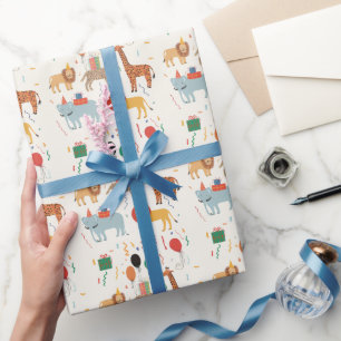 Papel De Presente Segundo aniversário Selva