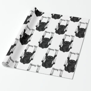 Papel De Presente Segure no Thunder_Cove de Gato Preto