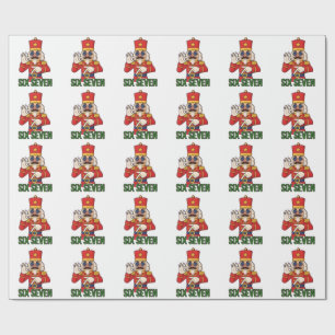 Papel De Presente Seis Sete Boneco de Neve Natal Quebra-Nozes 6 7 Xm