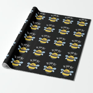 Papel De Presente Seja Engraçada Engraçada Por Abelhas Escuras BG