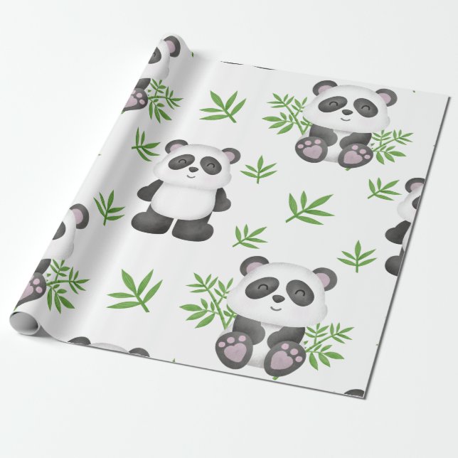 PAPEL DE PRESENTE SEJA INTELIGENTE COMO UM PANDA BEAR CHINA (Desenrolado)