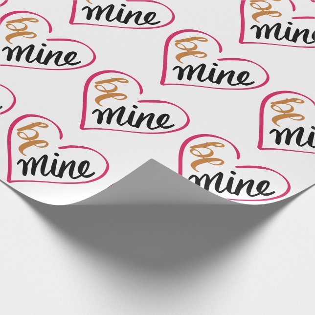 Papel De Presente Seja Minha (Ponta)