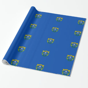 Papel De Presente selo da bandeira de Nevada