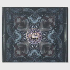 Papel De Presente SELO DO MODELO KNIGHTS SOBRE O FERRO CRUZADO A pre