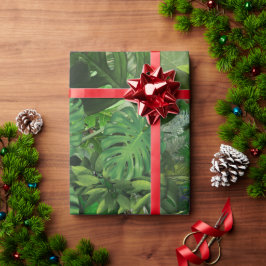 Papel De Presente Selva Africana alegre