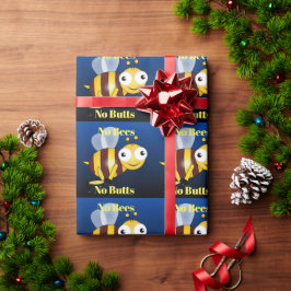 Papel De Presente Sem Abelhas Sem Bumbuns Enrolando Papel