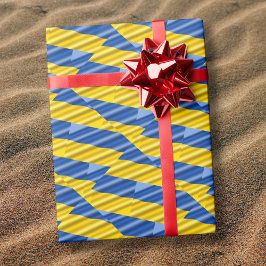 Papel De Presente Sem guerra de Paz Amarelo Moderno Ucrânia Inspirad