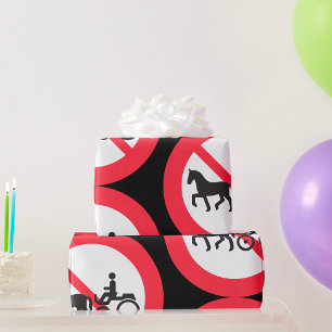 Papel De Presente Sem Papel De Embalagem Para Sinalização De Estrada