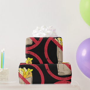 Papel De Presente Sem sinal de fries