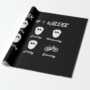 Papel De Presente Semana de Soldadura de Bicicletas