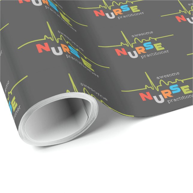 Papel De Presente Semana Nacional do Enfermeiro Prático Incrível (Ponta do rolo)