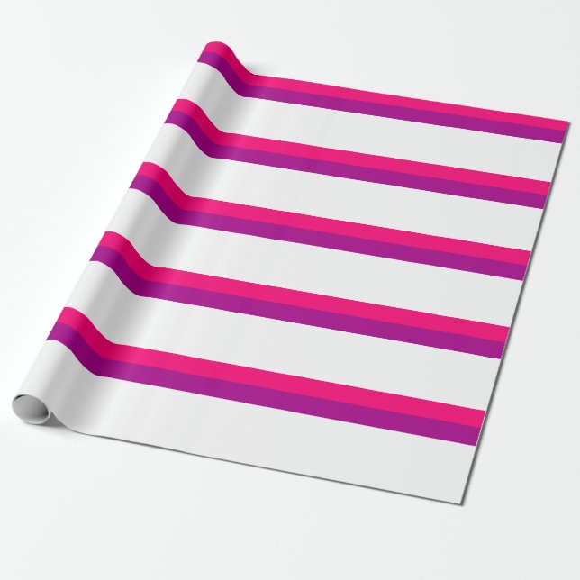 Papel De Presente Semi Bisexual Pride Flag  (Desenrolado)